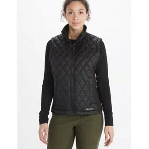 $115 MARMONT Women's Kitzbuhel Vest Black NEW Quilted Lightweight Insulated S